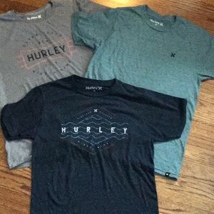 Super Soft Hurley T-shirts—Mens Small